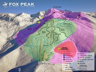 Fox Peak Ski Trail Map